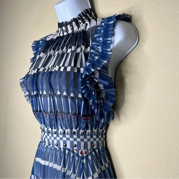 KATE SPADE Madison Avenue Deco Stephana Dress in Rich Navy - NJMU9357 - Sz 0 - Picture 10 of 13